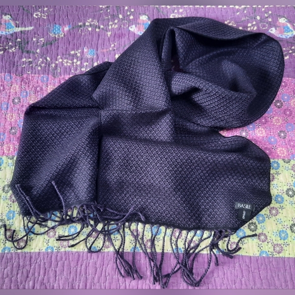 Basile Wool Blend Scarf Made in Italy NWOT - Picture 2 of 10